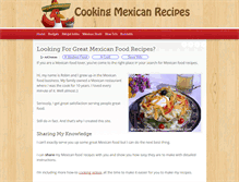 Tablet Screenshot of cooking-mexican-recipes.com